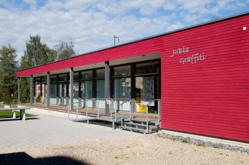 Jugendpavillon, Aussenansicht